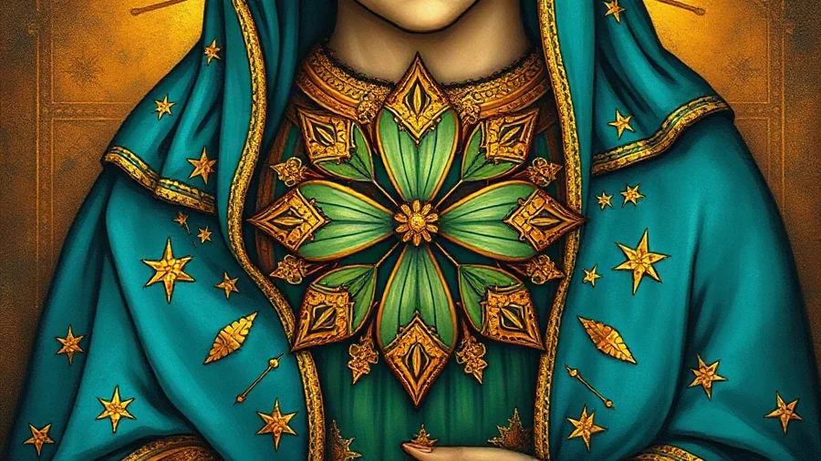 Iconografía y simbolismo de Cómo Hacer una Manda o Promesa a la Virgen de Guadalupe con Devoción y Respeto