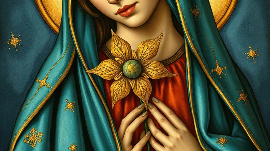 Iconografía y simbolismo de El Milagro de las Rosas de Castilla: Floración en el Invierno del Tepeyac