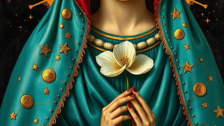 Iconografía y simbolismo de ¿Por Qué la Virgen de Guadalupe es el Mayor Símbolo de Identidad y Mestizaje?