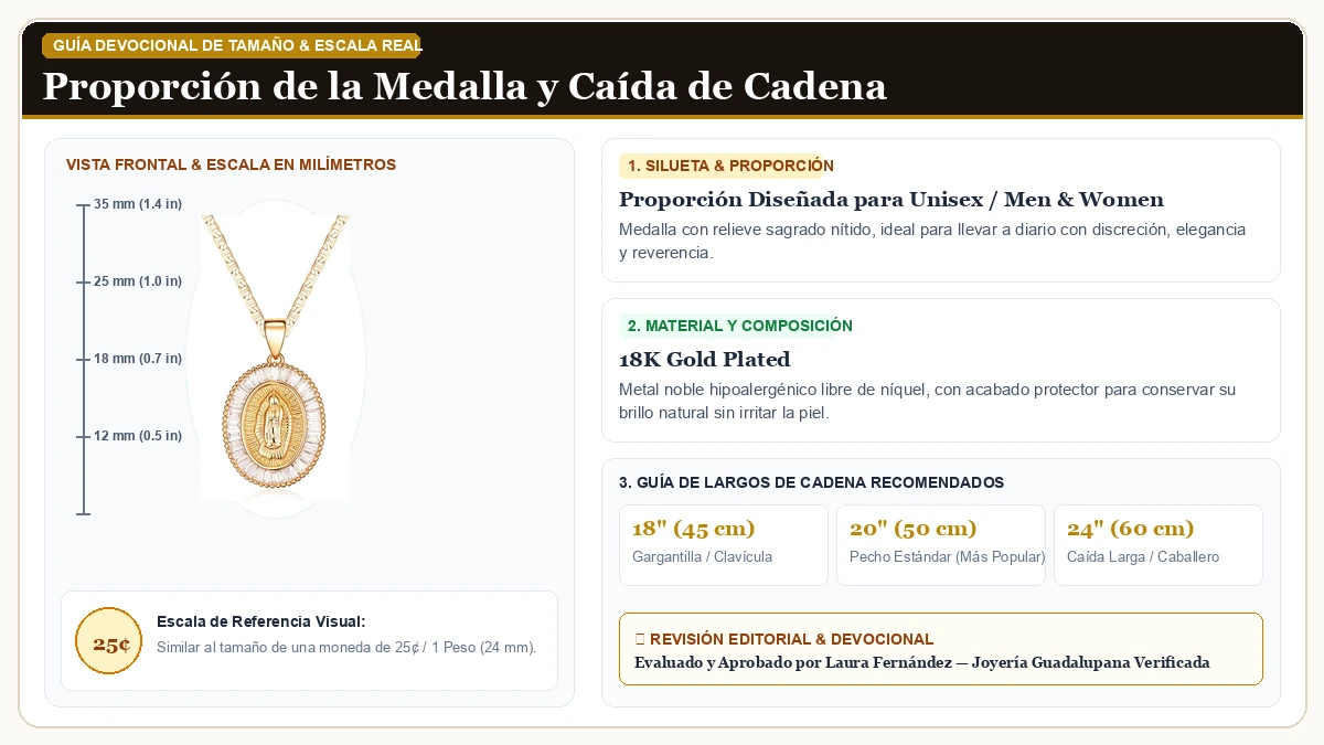 Infografía de escala y medidas en milímetros: Barzel 18K Oro Plated Flat Mariner/Marina 060 3MM Cadena Collar c en Chapa de Oro de 18K Reluciente con guía de tamaño y largo de cadena