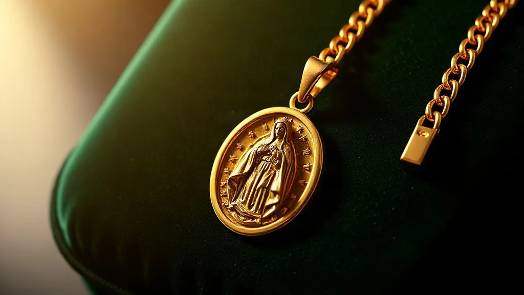 Collares y Cadenas de la Virgen de Guadalupe en Oro 14K
